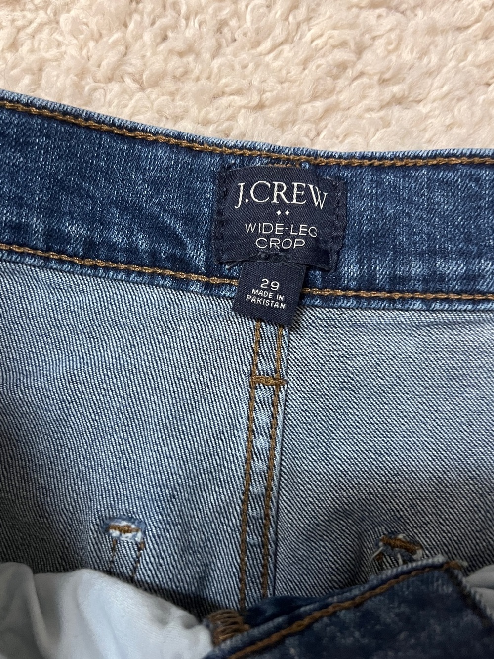 J.Crew Wide Leg Crop Jeans - Picture 5 of 8